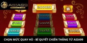 chọn mức quay hũ